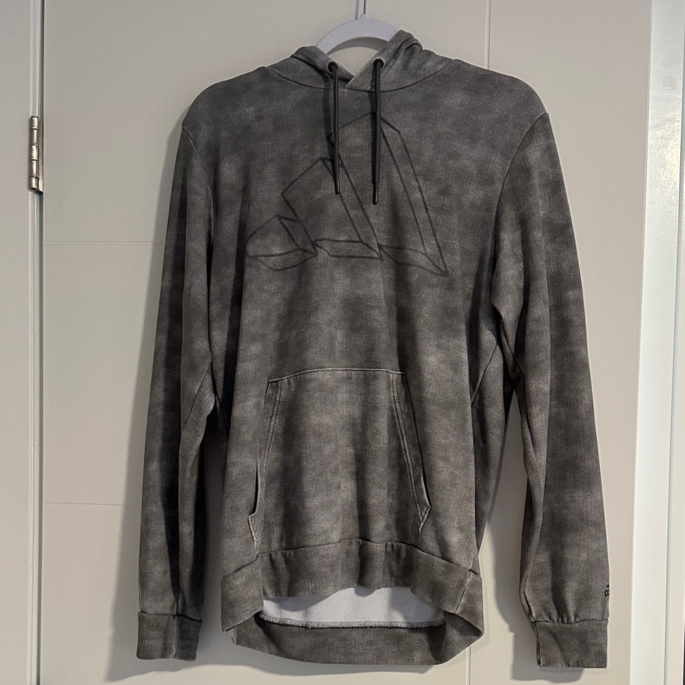adidas washed Charcoal Hoodie for Men